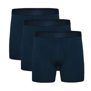 True Classic Boxer Briefs 3-Pack in Navy, Size XL​​​​​